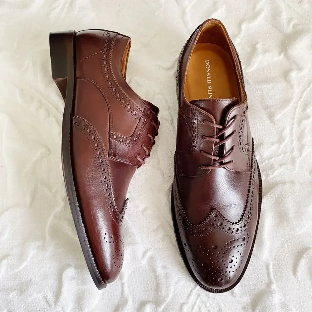 Donald Pliner Damien Wingtip Derby Shoes Size 11 New $278